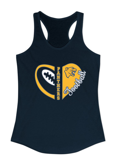 Cheltenham Panthers Heart Football Women's Tank Top