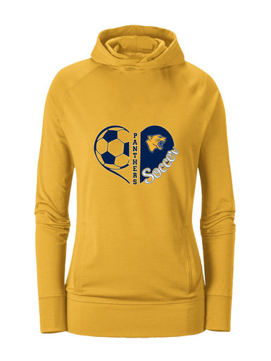 Cheltenham Panthers Heart Soccer Women's Hoodie