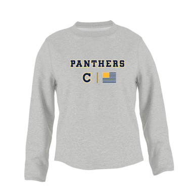 Cheltenham Panthers C Script Team Colors Flag Women's Sweatshirt