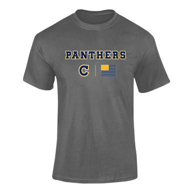 Cheltenham Panthers C Script Team Colors Flag Men's SS T-Shirt