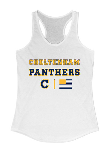 Cheltenham Panthers C Script Spirit Flag Women's Tank Top