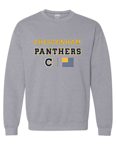 Cheltenham Panthers C Script Spirit Flag Men's Sweatshirt