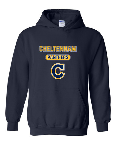 Cheltenham Panthers C Script Mascot #3 Men's Hoodie