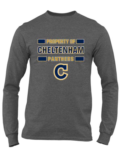 Cheltenham Panthers C Script Property Of Men's Premium LS T-Shirt