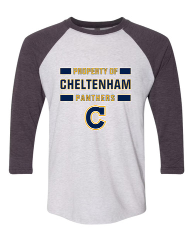 Cheltenham Panthers C Script Property Of Men's Baseball T-Shirt