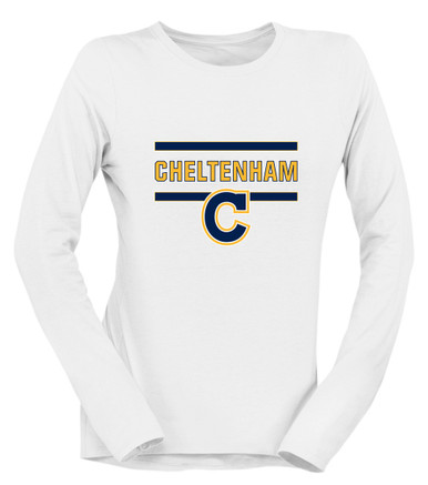 Cheltenham Panthers C Script Mascot #4 Women's Premium LS T-Shirt