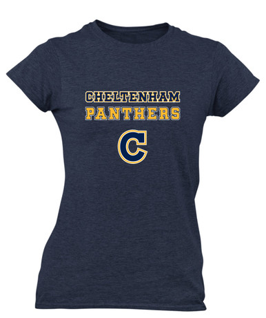Cheltenham Panthers C Script Spirit Women's Premium SS T-Shirt
