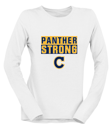 Cheltenham Panthers C Script Strong #1 Women's LS T-Shirt