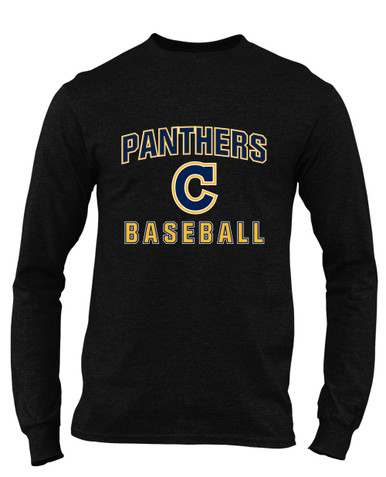 Cheltenham Panthers C Script Baseball #1 Men's Premium LS T-Shirt
