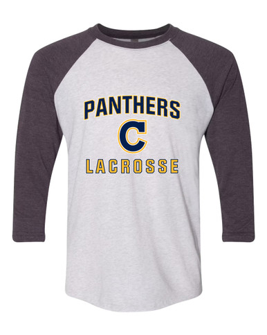 Cheltenham Panthers C Script Lacrosse Men's Baseball T-Shirt