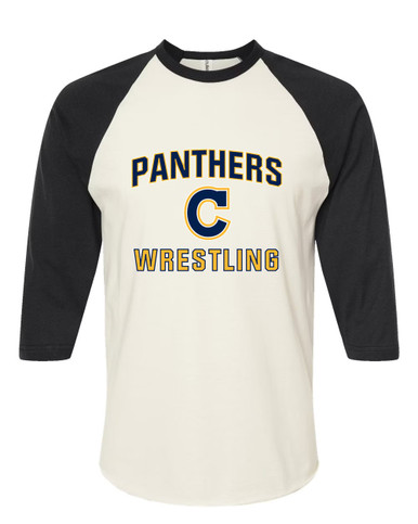 Cheltenham Panthers C Script Wrestling Men's Baseball T-Shirt
