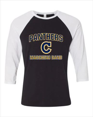 Cheltenham Panthers C Script Marching Band Men's Baseball T-Shirt