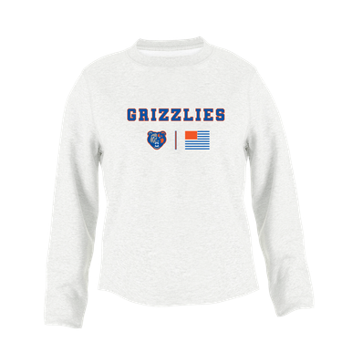 Grand Oaks Grizzlies Team Colors Flag Women's Sweatshirt