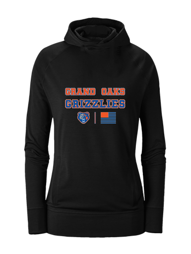 Grand Oaks Grizzlies Spirit Flag Women's Hoodie
