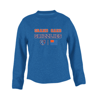 Grand Oaks Grizzlies Spirit Flag Women's Sweatshirt
