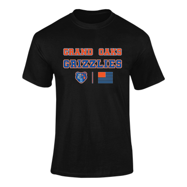 Grand Oaks Grizzlies Spirit Flag Men's Premium SS T-Shirt
