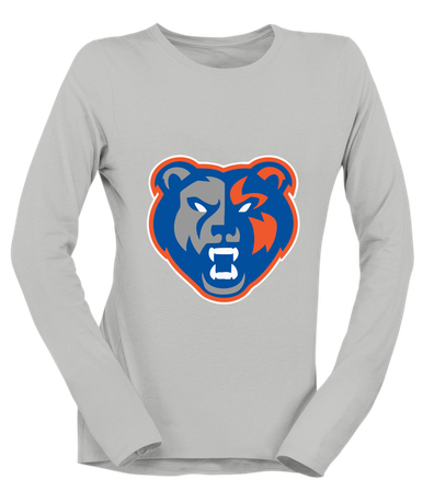 Grand Oaks Grizzlies Mascot #1 Women's Premium LS T-Shirt