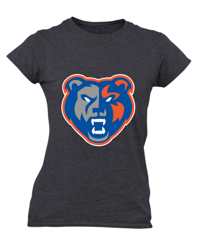 Grand Oaks Grizzlies Mascot #1 Women's Premium SS T-Shirt