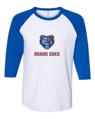 Grand Oaks Grizzlies Mascot #2 Women's Baseball T-Shirt