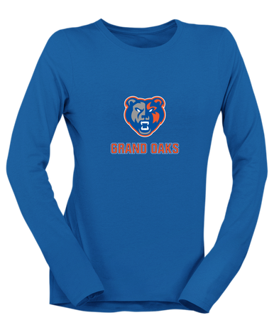 Grand Oaks Grizzlies Mascot #2 Women's Premium LS T-Shirt