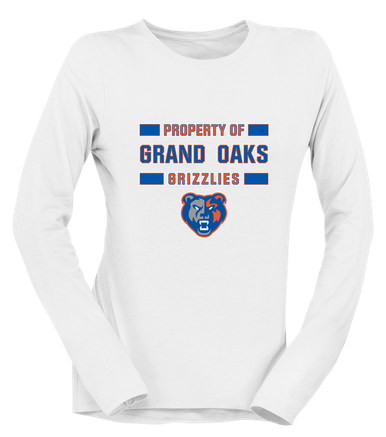 Grand Oaks Grizzlies Property Of Women's LS T-Shirt