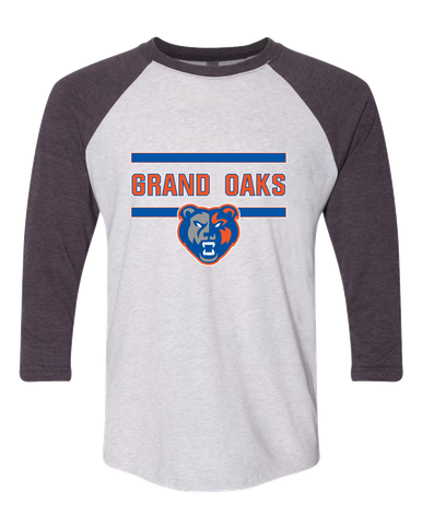 Grand Oaks Grizzlies Mascot #4 Men's Baseball T-Shirt
