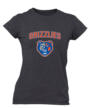 Grand Oaks Grizzlies Mascot #6 Women's SS T-Shirt
