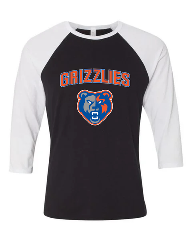 Grand Oaks Grizzlies Mascot #6 Men's Baseball T-Shirt