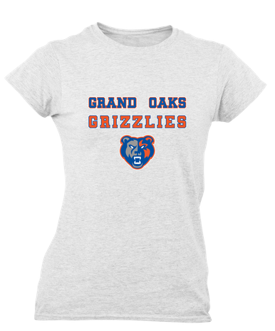Grand Oaks Grizzlies Spirit Women's Premium SS T-Shirt