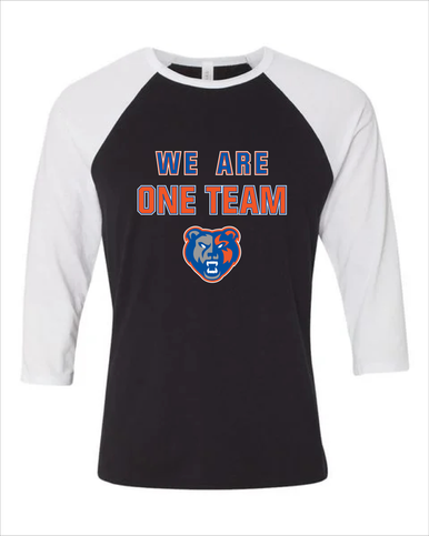 Grand Oaks Grizzlies We Are One Team Women's Baseball T-Shirt