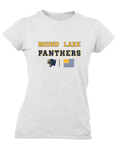 Round Lake Panthers Spirit Flag Women's SS T-Shirt