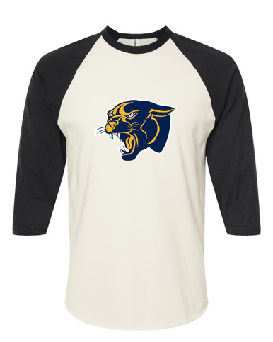 Round Lake Panthers Mascot #1 Men's Baseball T-Shirt