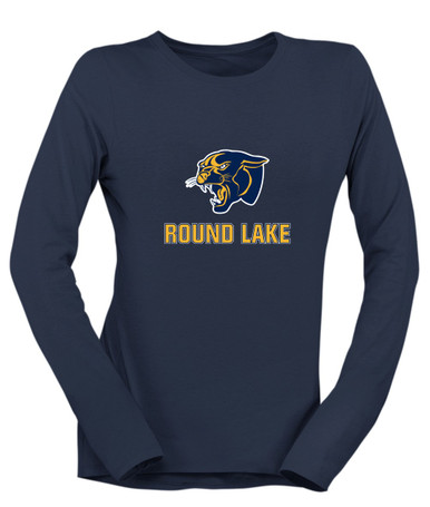Round Lake Panthers Mascot #2 Women's LS T-Shirt