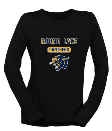 Round Lake Panthers Mascot #3 Women's LS T-Shirt
