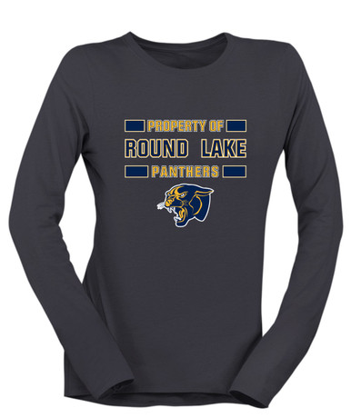 Round Lake Panthers Property Of Women's LS T-Shirt