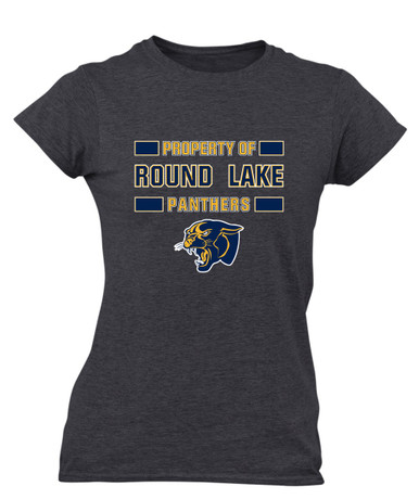 Round Lake Panthers Property Of Women's Premium SS T-Shirt