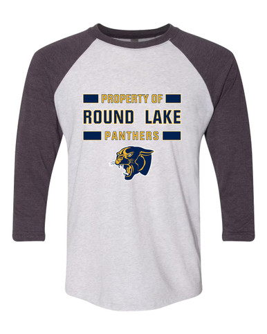 Round Lake Panthers Property Of Men's Baseball T-Shirt