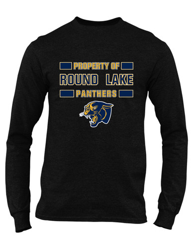 Round Lake Panthers Property Of Men's LS T-Shirt