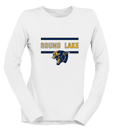 Round Lake Panthers Mascot #4 Women's Premium LS T-Shirt