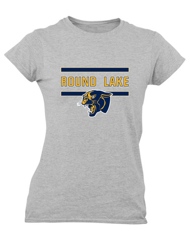 Round Lake Panthers Mascot #4 Women's SS T-Shirt