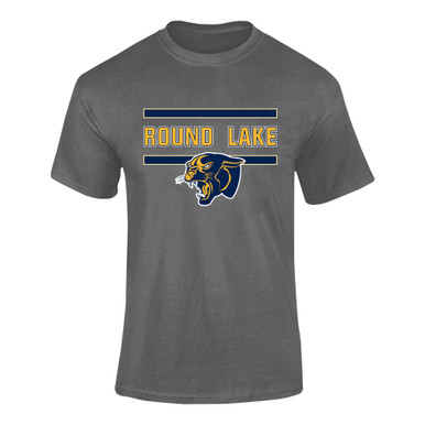 Round Lake Panthers Mascot #4 Men's SS T-Shirt
