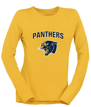 Round Lake Panthers Mascot #6 Women's LS T-Shirt