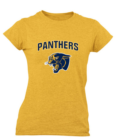 Round Lake Panthers Mascot #6 Women's Premium SS T-Shirt