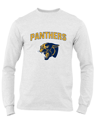 Round Lake Panthers Mascot #6 Men's LS T-Shirt