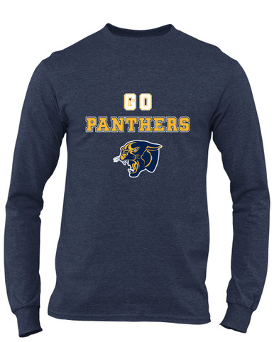 Round Lake Panthers Go Team Men's LS T-Shirt