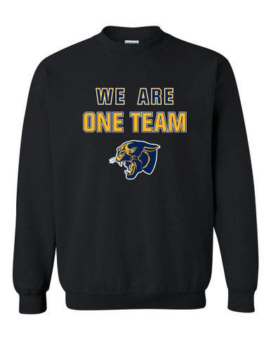 Round Lake Panthers We Are One Team Men's Sweatshirt