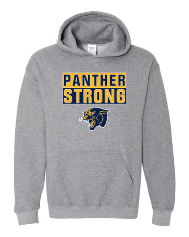 Round Lake Panthers Strong #1 Men's Hoodie