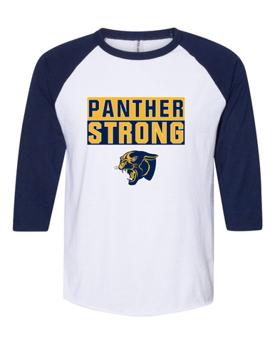 Round Lake Panthers Strong #1 Men's Baseball T-Shirt