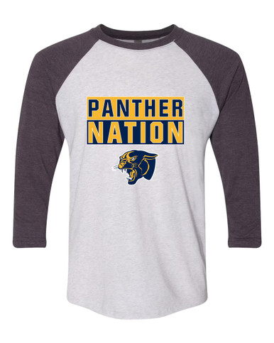Round Lake Panthers Nation #1 Women's Baseball T-Shirt