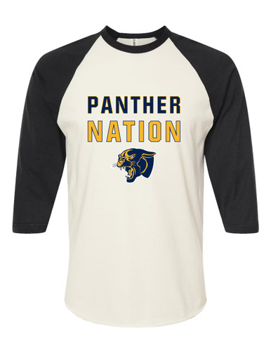 Round Lake Panthers Nation #2 Women's Baseball T-Shirt